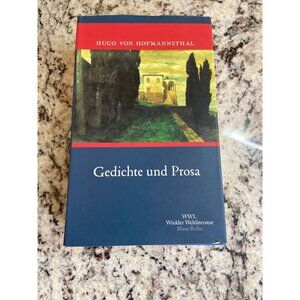 Gesammelte Werke 1 Gedichte und Prosa Hugo von Hofmannsthal Hardcover 2003